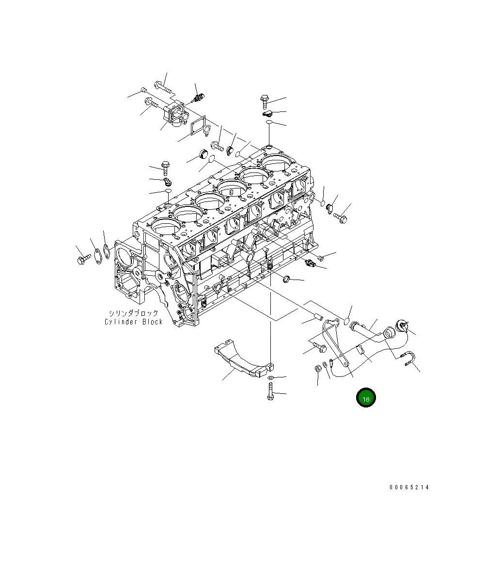 Кронштейн 6261-21-7360 Komatsu