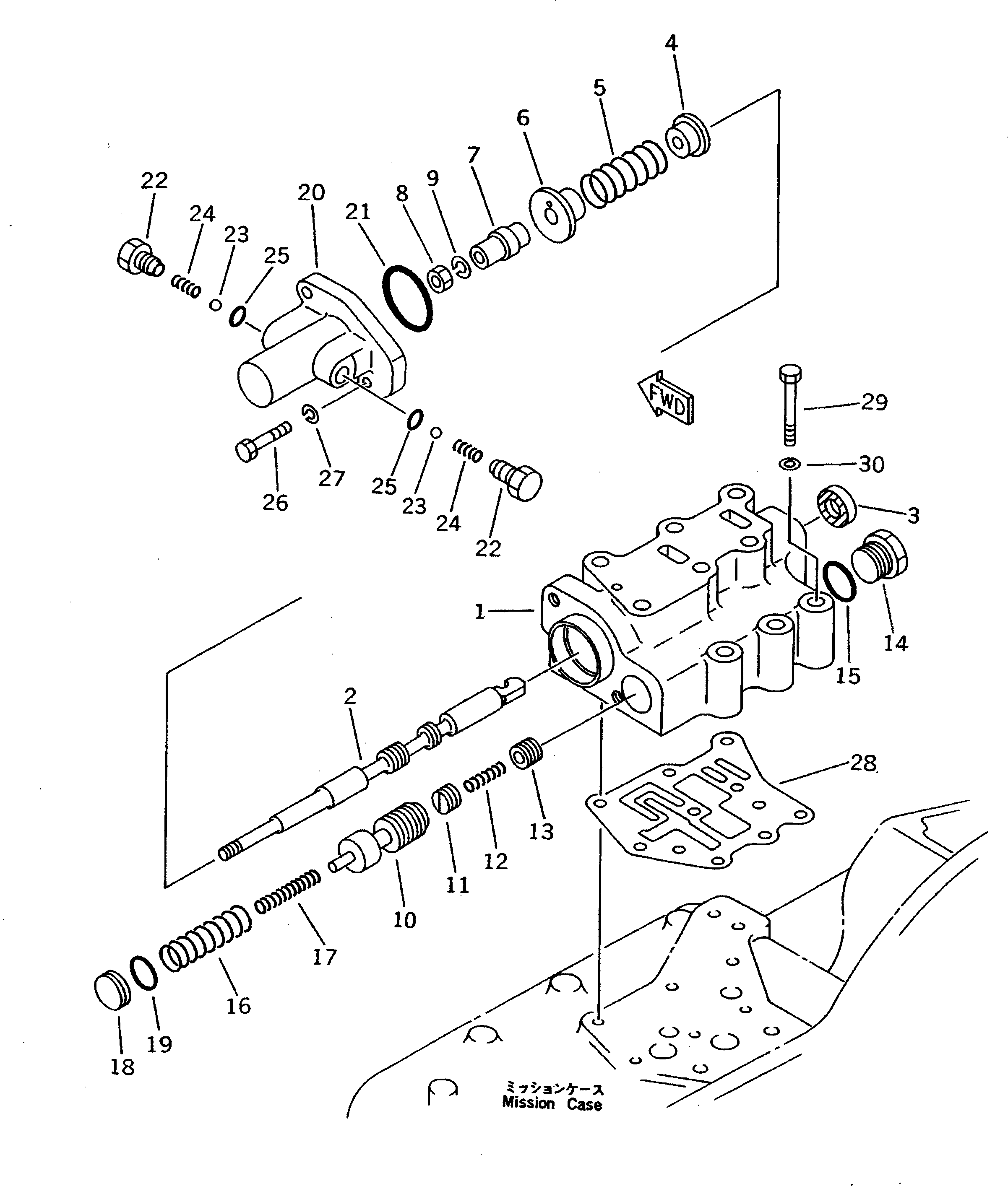 Корпус 114-X60-1210 Komatsu