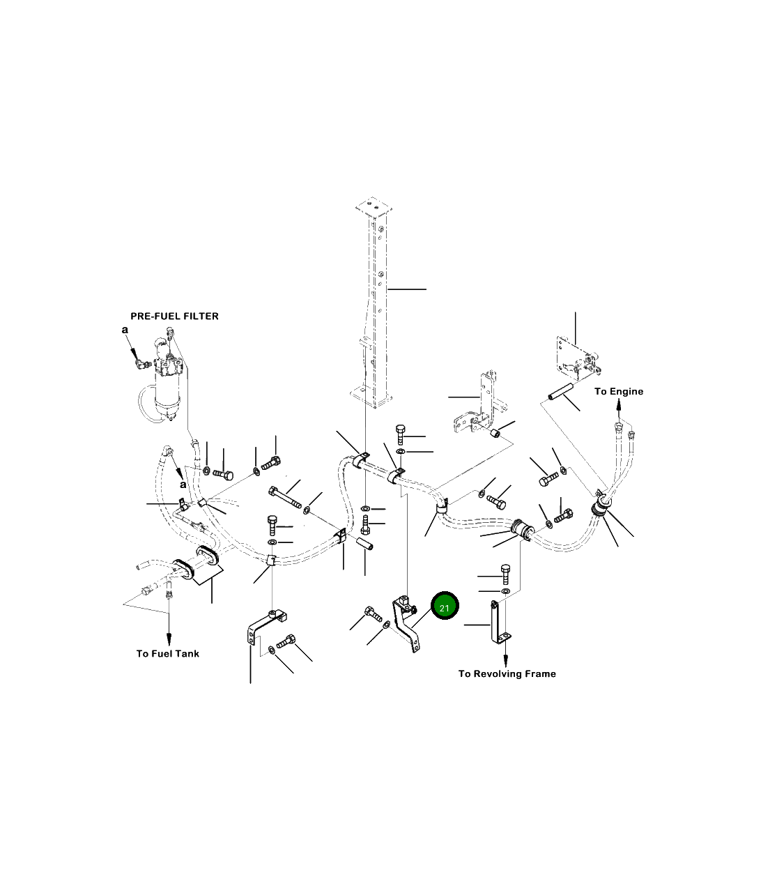 Кронштейн 207-04-41260 Komatsu