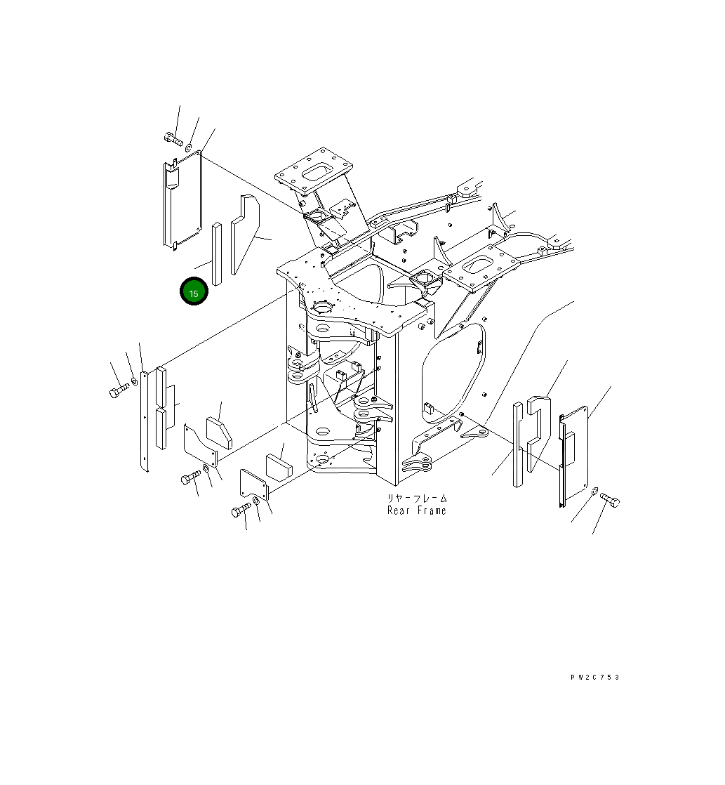 Лист 426-Z90-3640 Komatsu