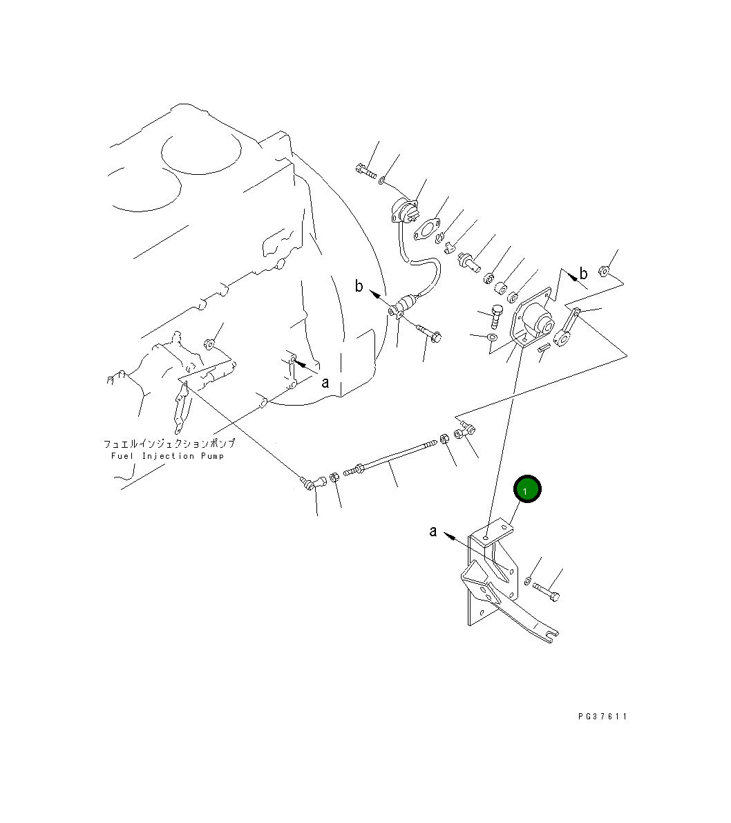 Кронштейн 6212-71-9220 Komatsu
