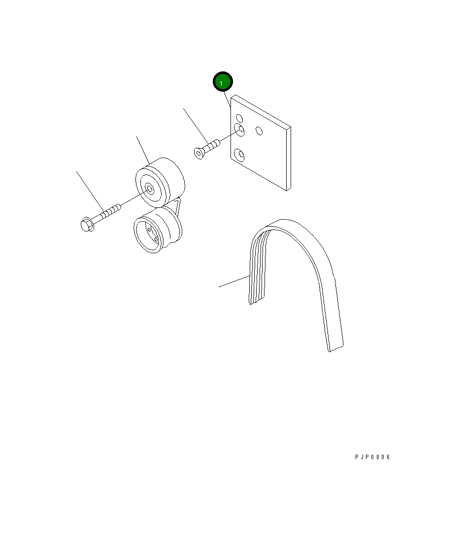 Кронштейн 6742-01-5220 Komatsu