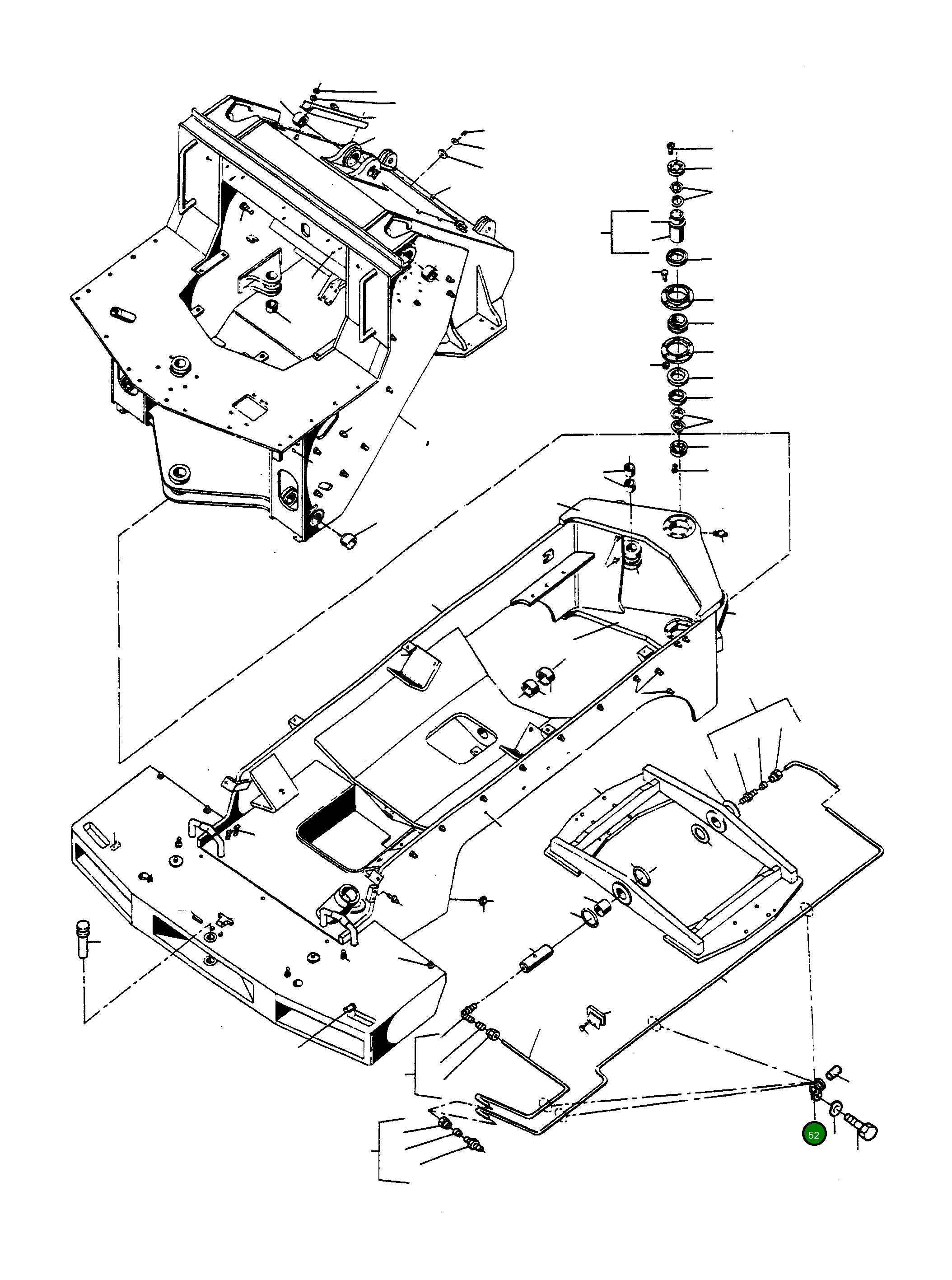 Клипса 2869841M1 Komatsu
