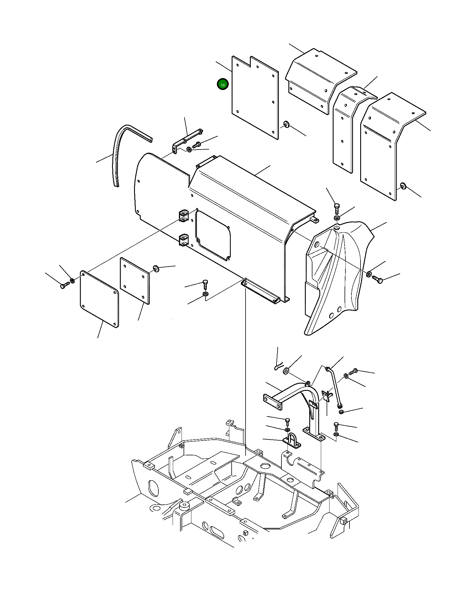 Лист 3F4541601 Komatsu