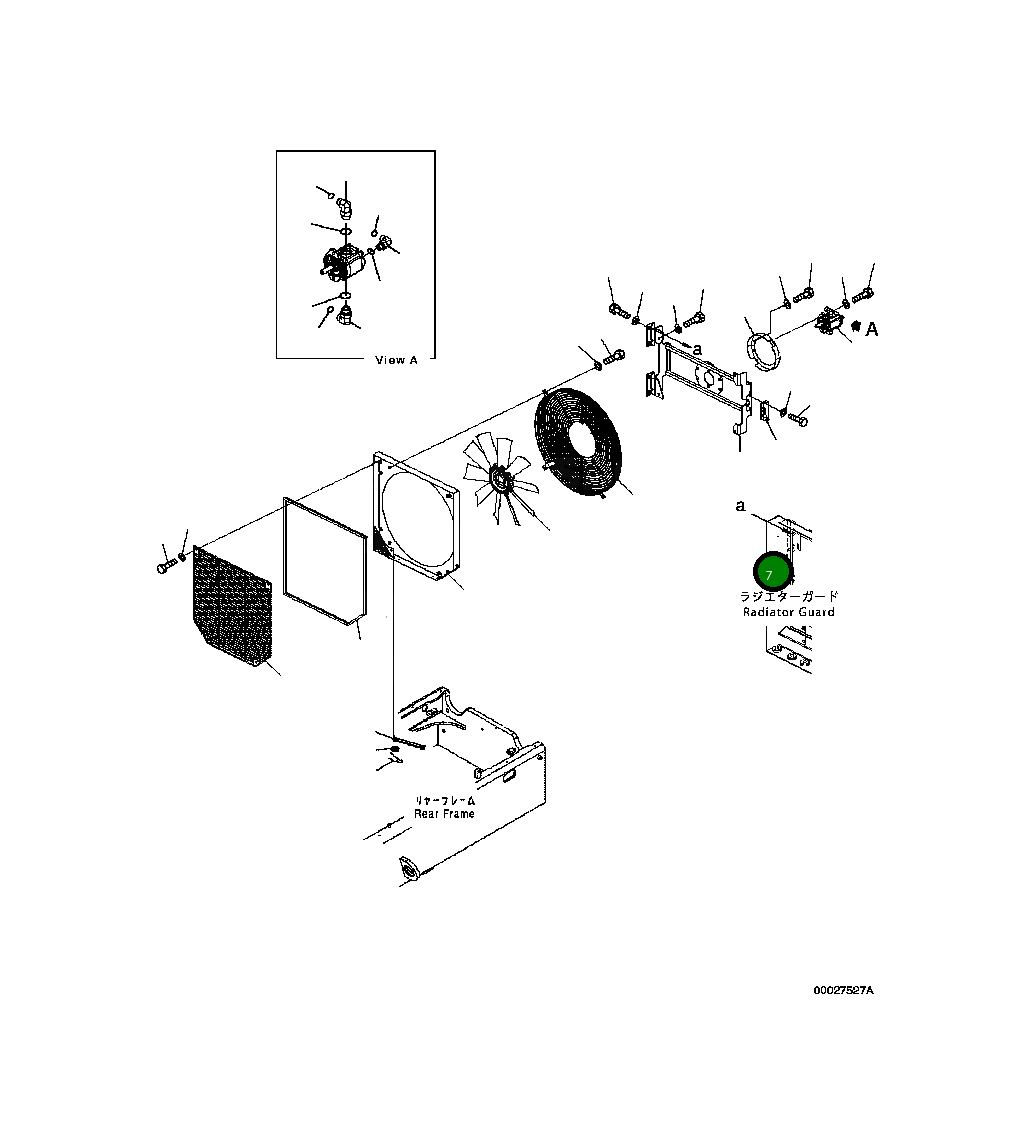Кронштейн 419-03-B2410 Komatsu
