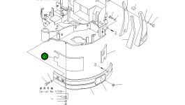 Лист 21U-54-31223 Komatsu