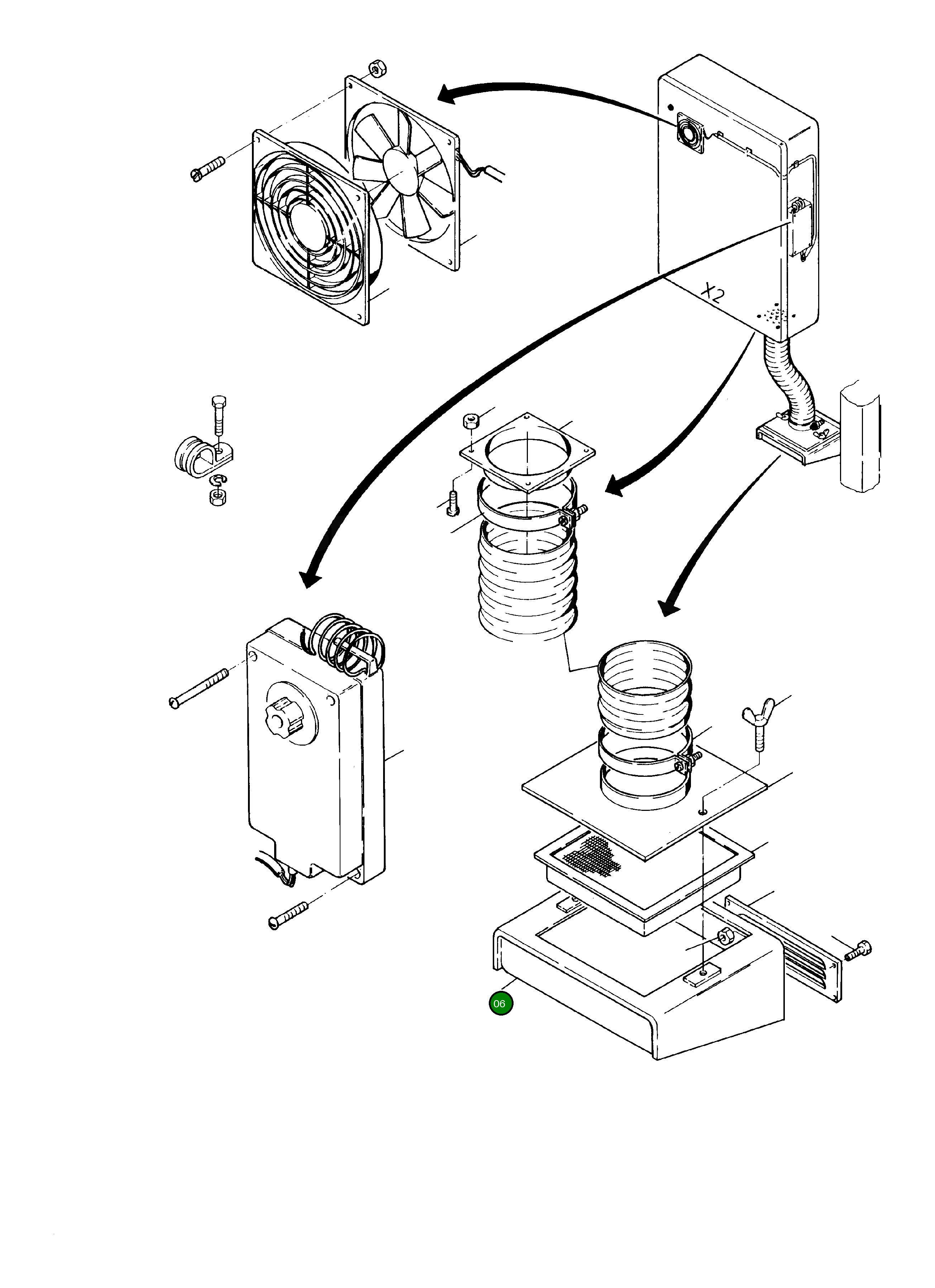 Короб фильтра 514 686 40 Komatsu