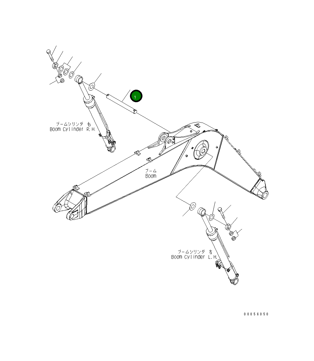 Палец 21K-70-71261 Komatsu