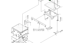 Кронштейн 21T-54-23570 Komatsu