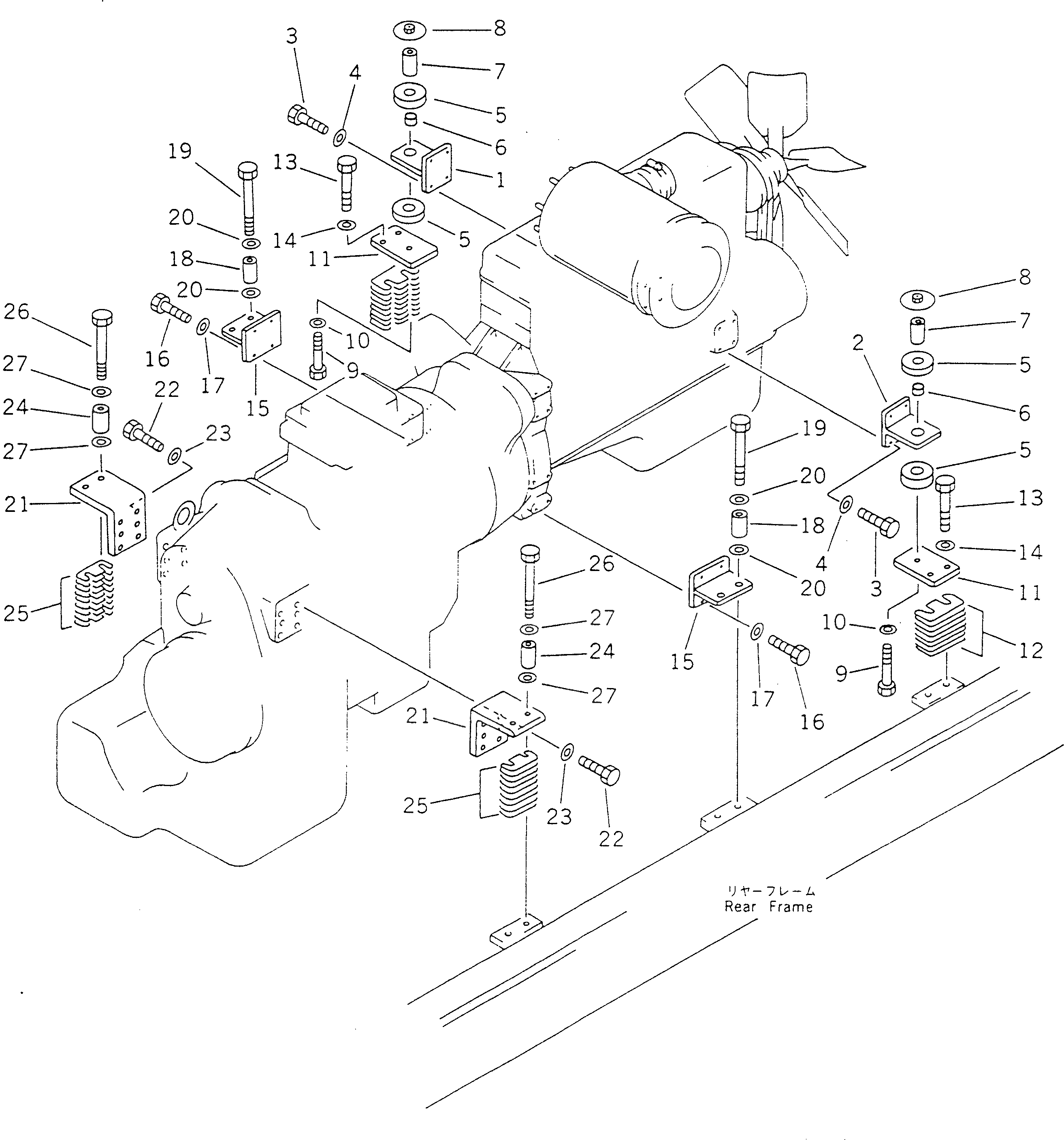Кронштейн 23A-01-11221 Komatsu