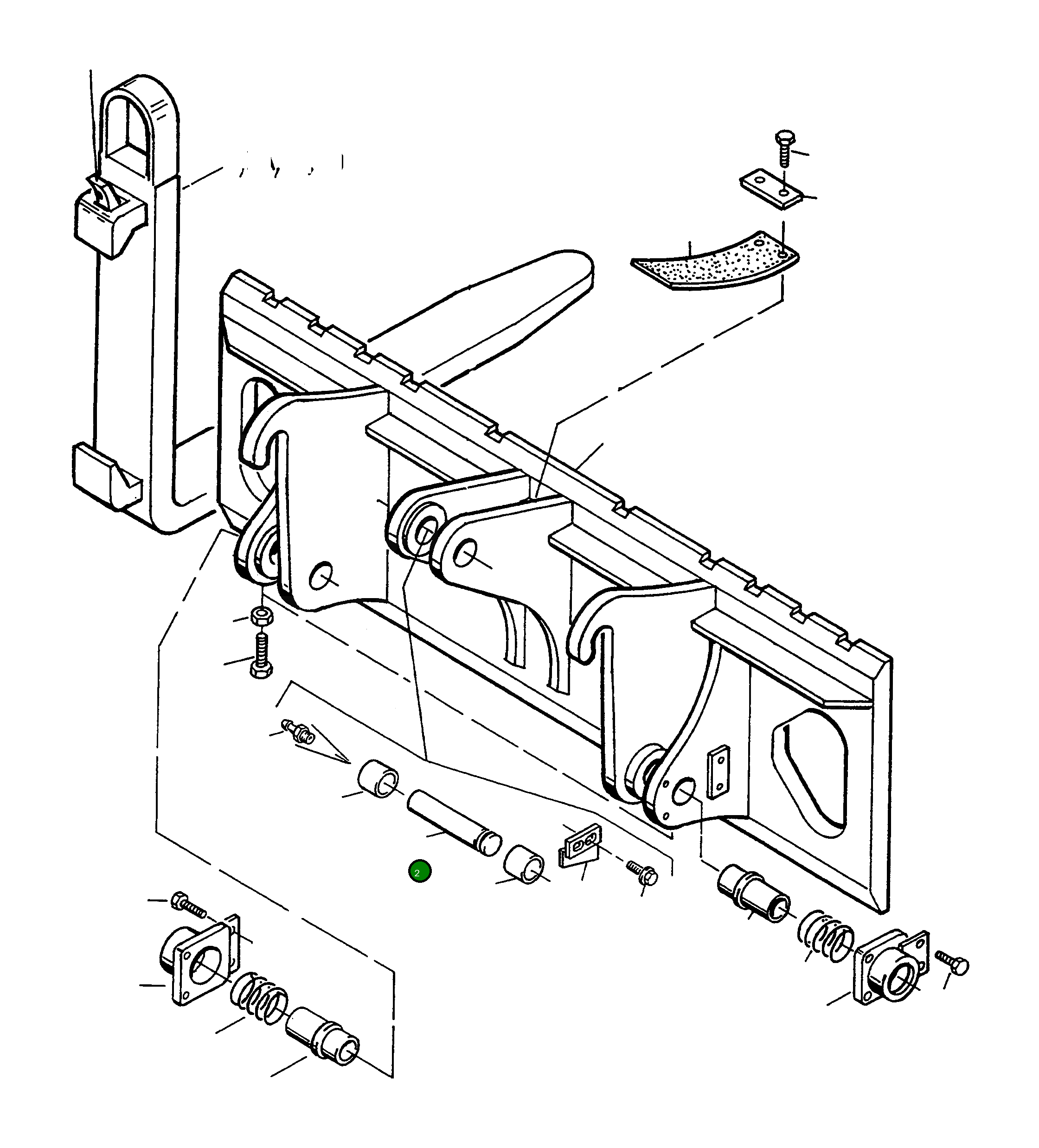 Палец 4227347M1 Komatsu