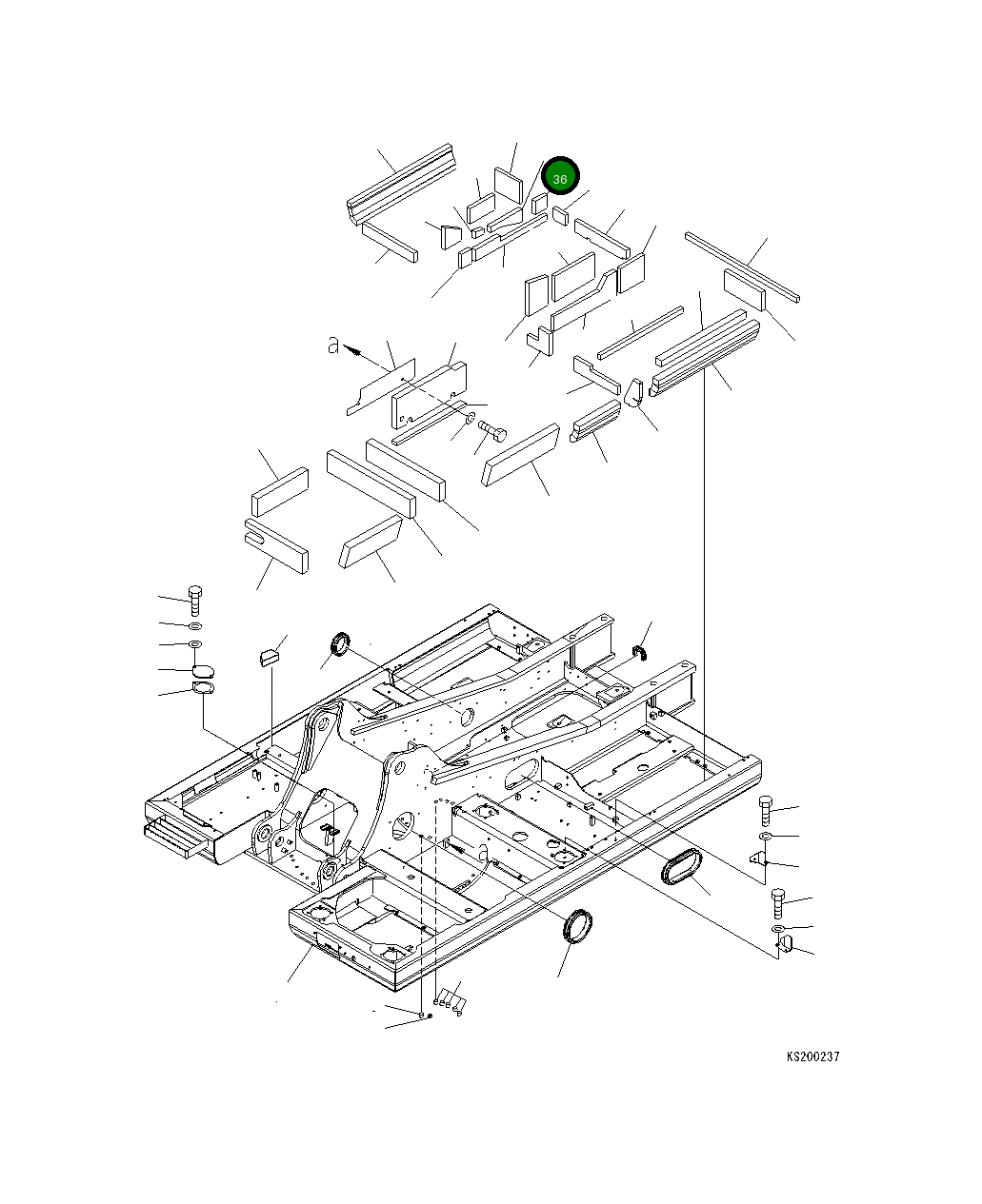 Лист 20Y-46-58880 Komatsu
