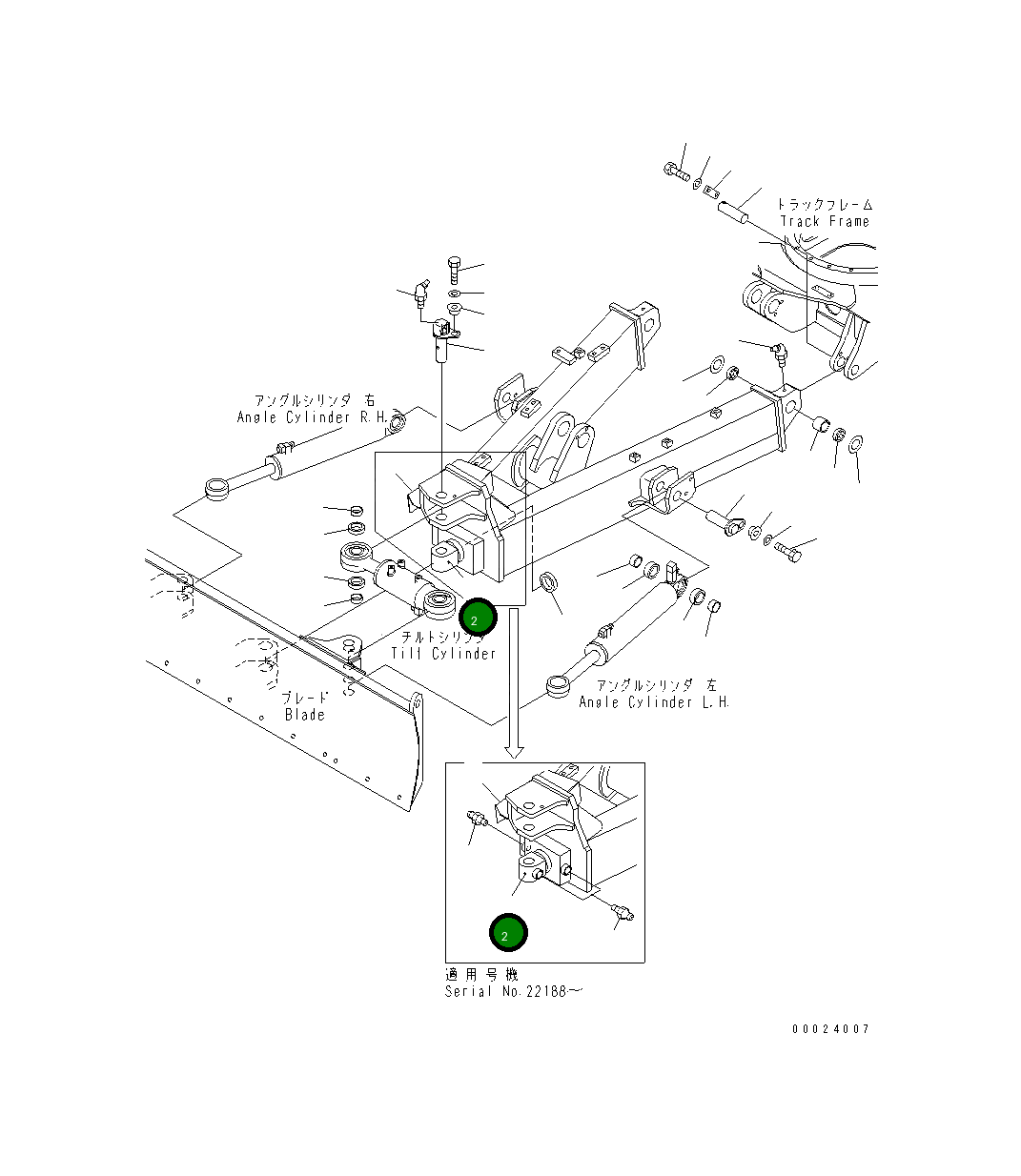 Палец 22F-910-2620 Komatsu