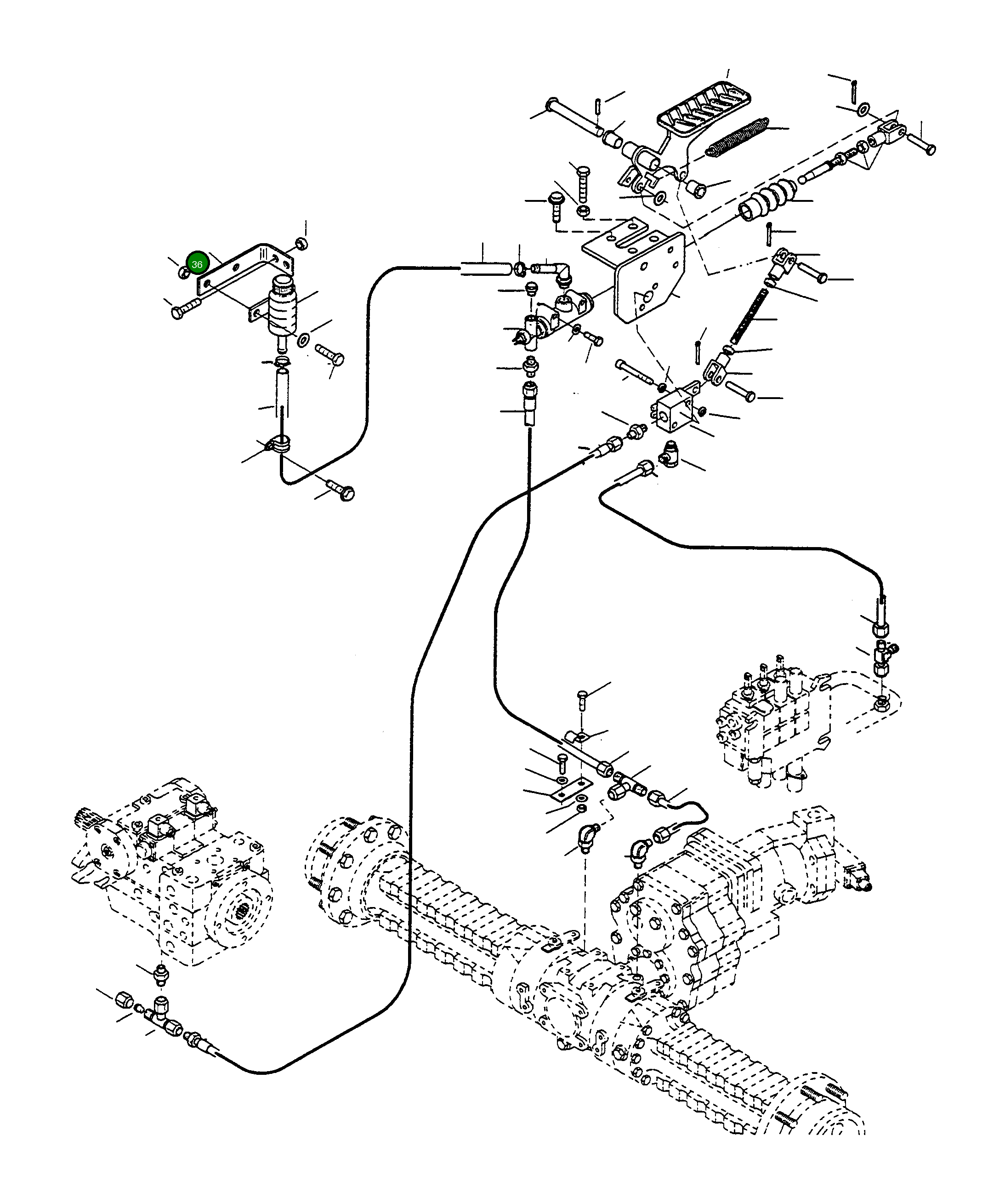 Кронштейн 4241010M1 Komatsu