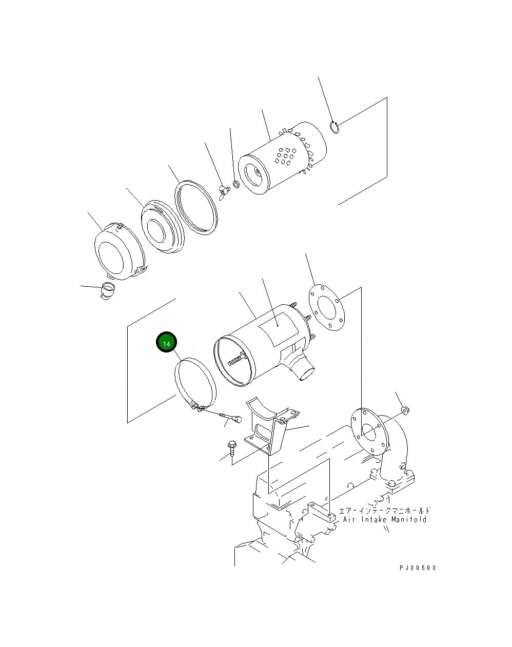 Лента 6144-11-4540 Komatsu