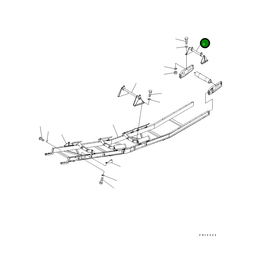 Кронштейн 8221-75-2131 Komatsu