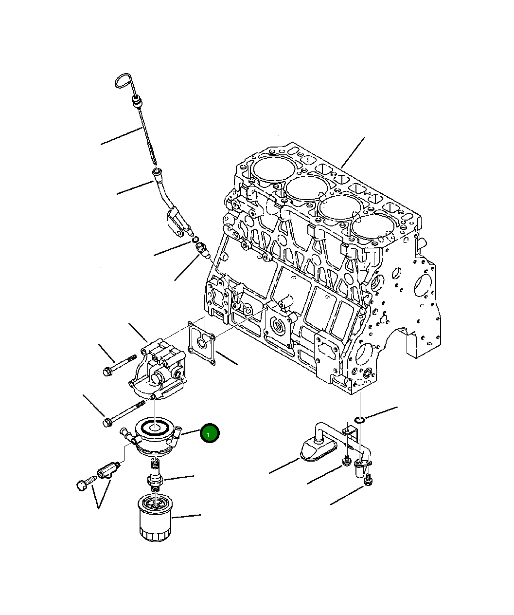Масляный радиатор YM12391033011 Komatsu