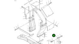 Кронштейн 42C-Z89-3840 Komatsu