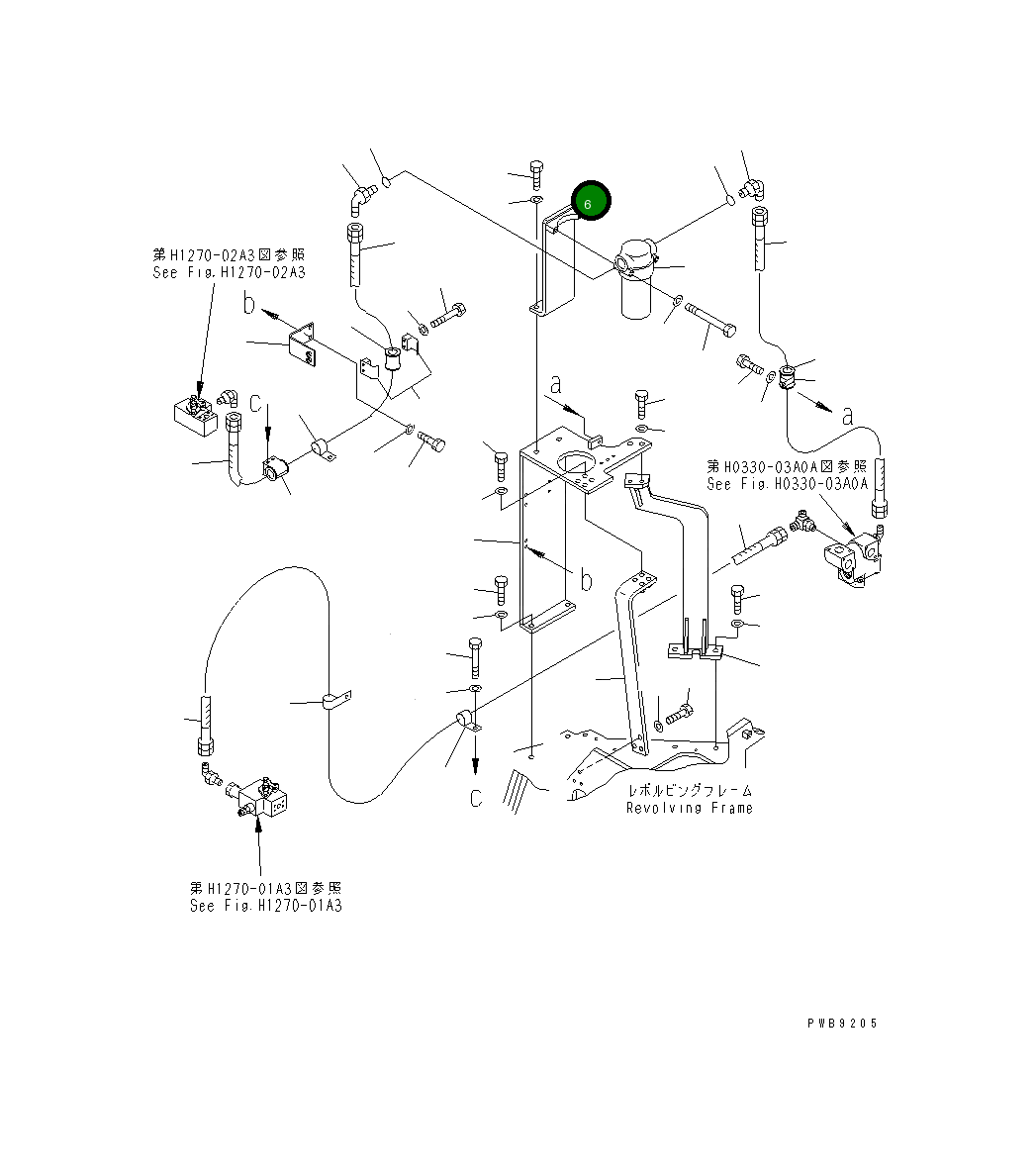 Кронштейн 22U-62-14210 Komatsu