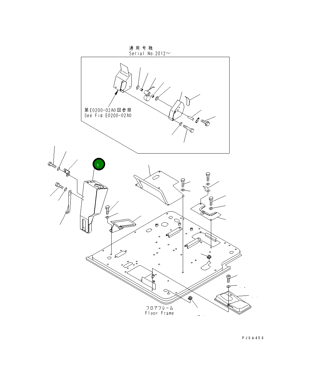 Кронштейн 13S-54-16330 Komatsu