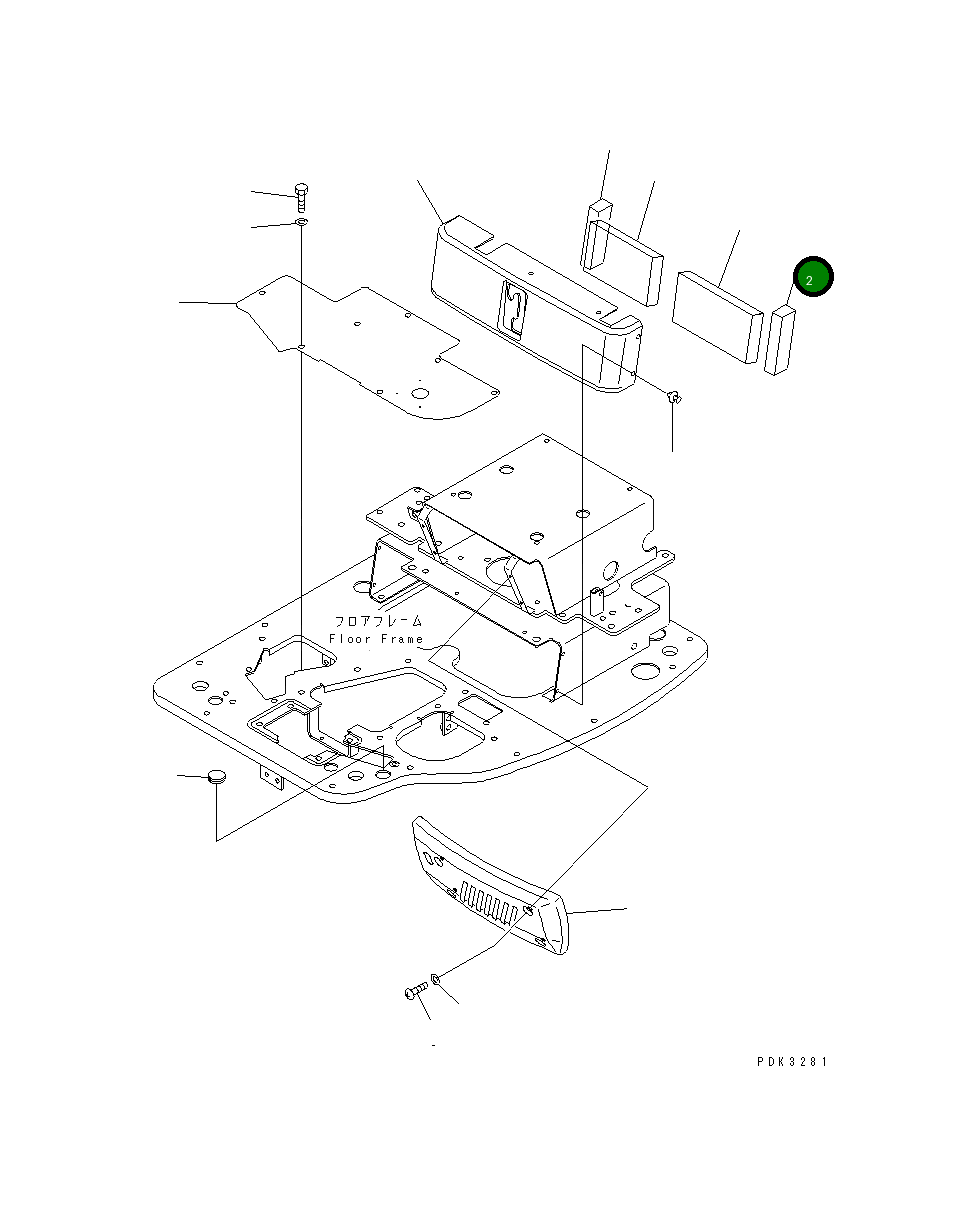Лист 21W-54-33220 Komatsu