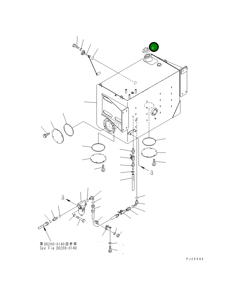 Колпак 566-98-15140 Komatsu