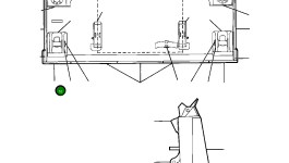 Левый концевой резец 730 280 C1 Komatsu