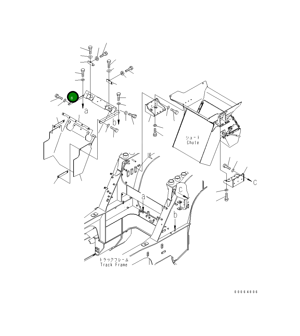Кронштейн 8234-70-4181 Komatsu