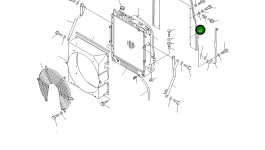 Кронштейн 23D-54-33370 Komatsu