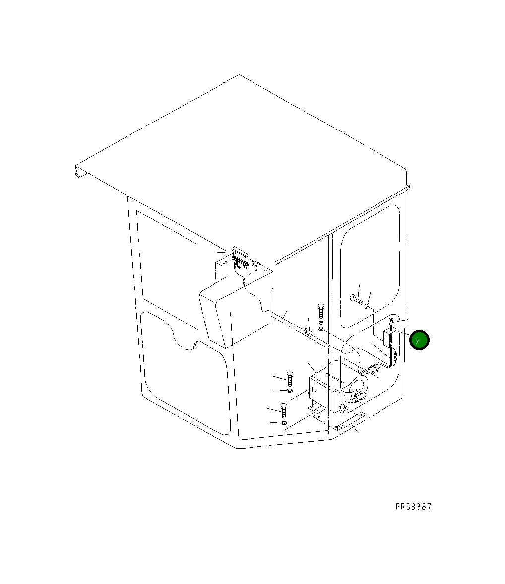 Кронштейн 234-807-7880 Komatsu