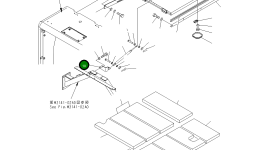 Кронштейн 569-54-88380 Komatsu