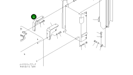 Кронштейн 8296-54-1280 Komatsu