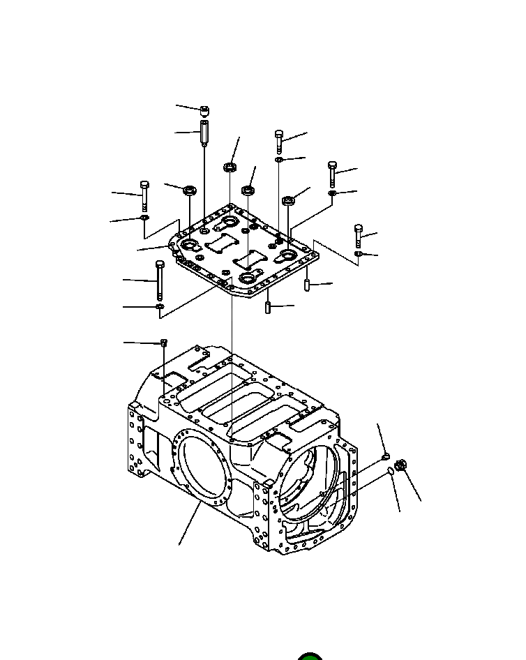 Корпус 124-22-65110 Komatsu