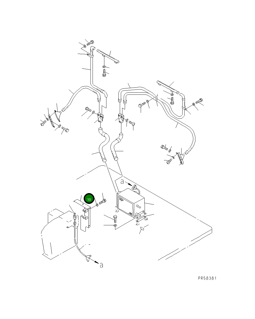 Кронштейн 234-807-5370 Komatsu