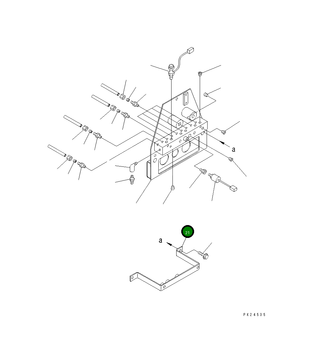 Кронштейн 567-54-71850 Komatsu