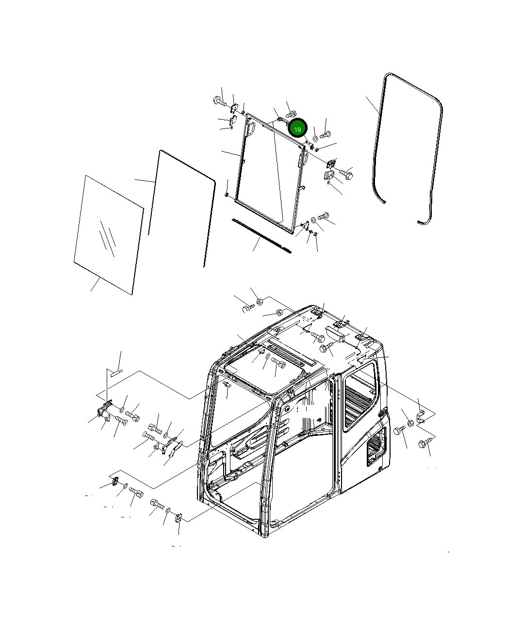 Кронштейн 20Y-54-52642YF Komatsu