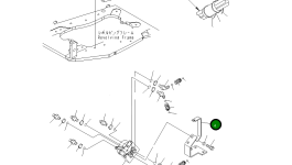 Кронштейн 22L-62-24823 Komatsu