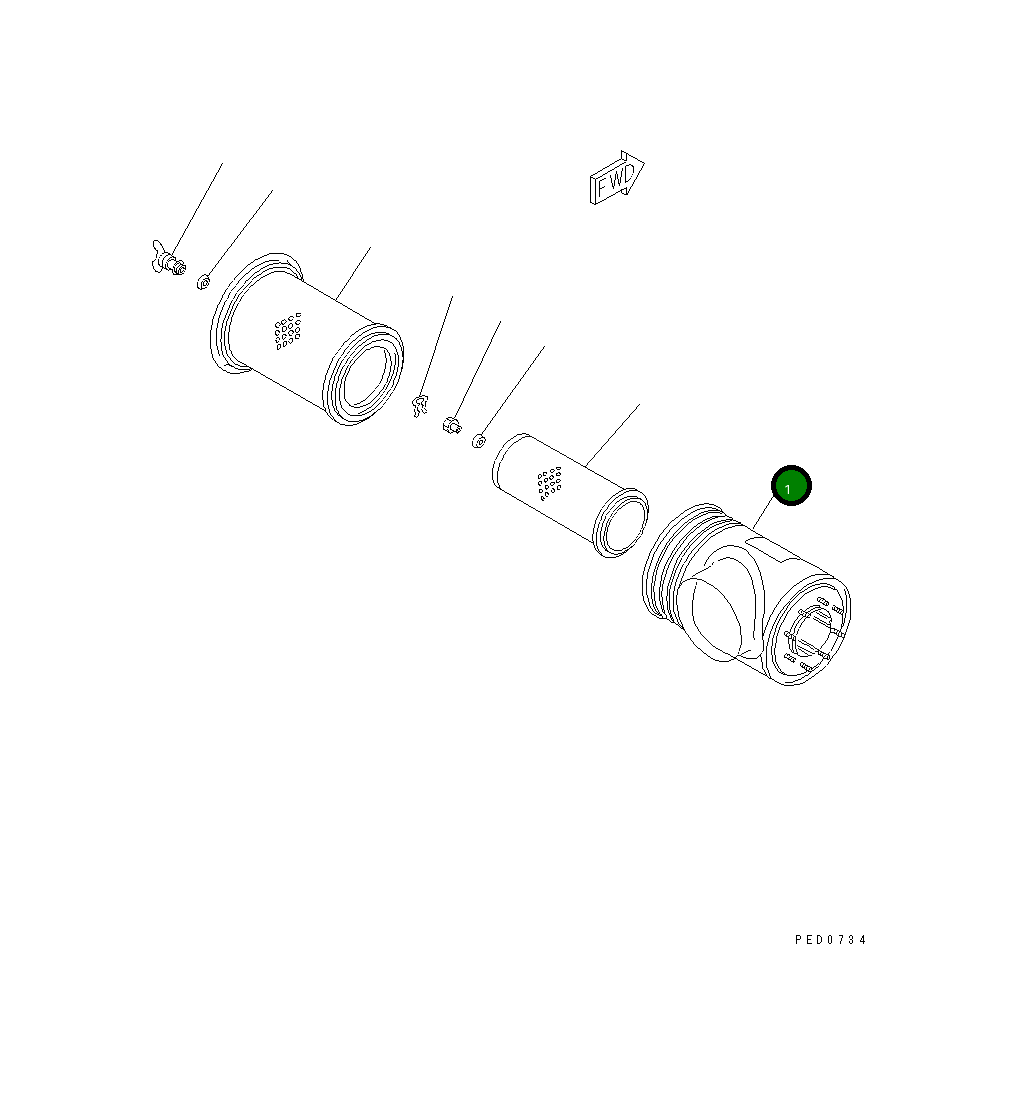 Корпус 6212-82-7110 Komatsu