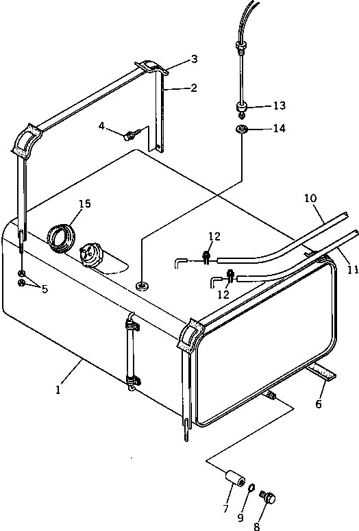 Лента бака DY81855-23104 Komatsu