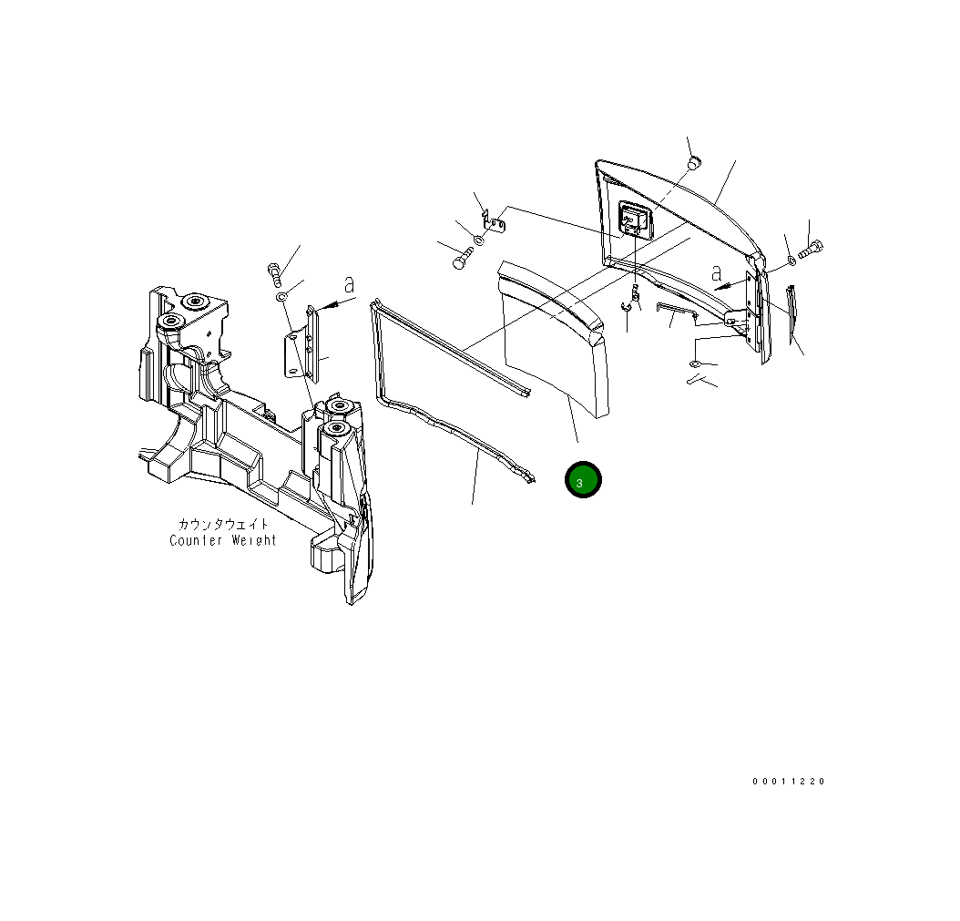 Лист 22M-54-21122 Komatsu