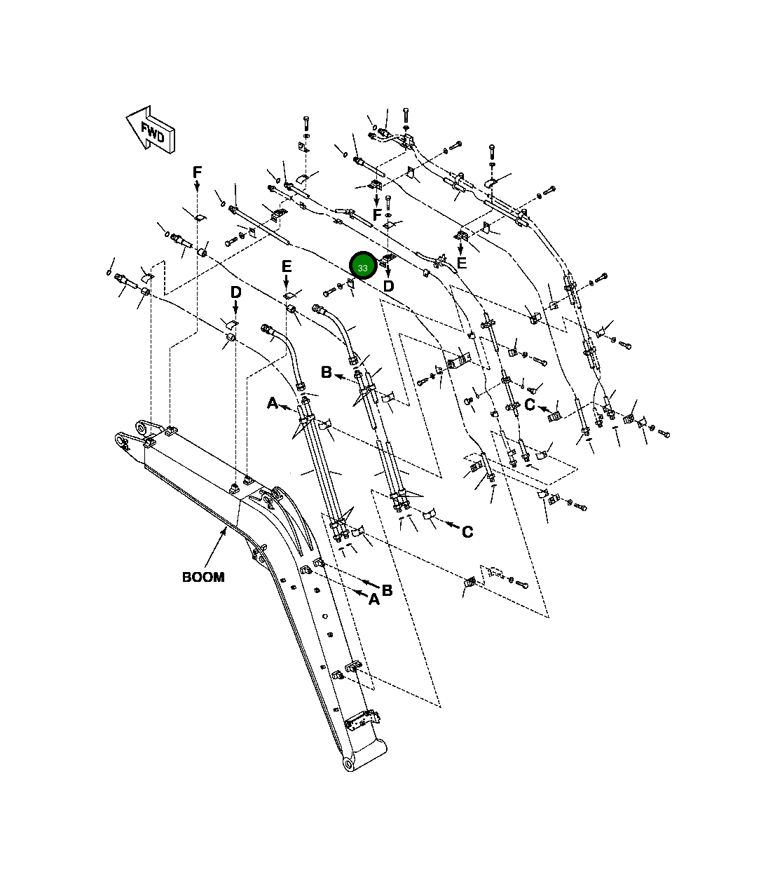 Кронштейн 22P-70-11750 Komatsu