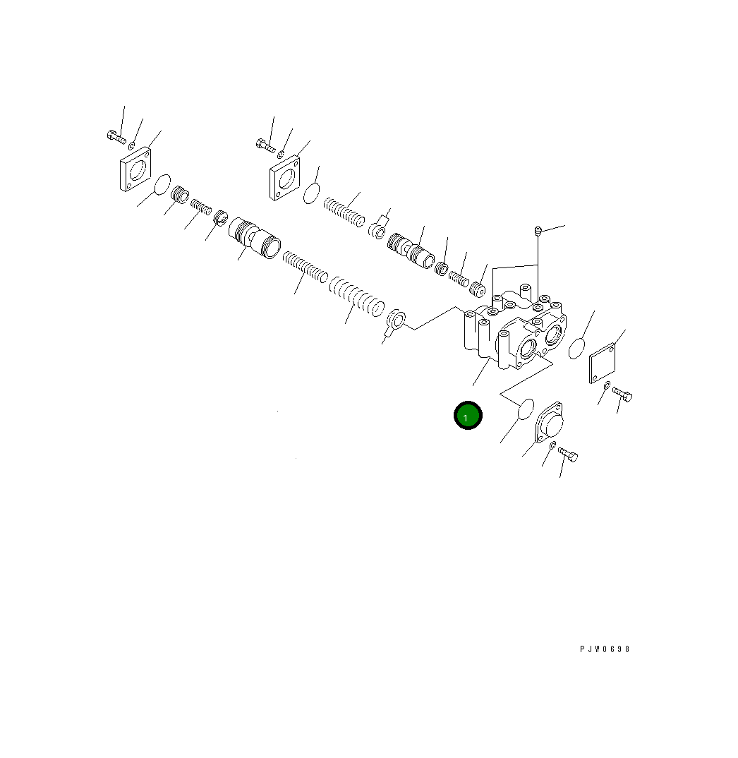 Корпус 711-60-26610 Komatsu
