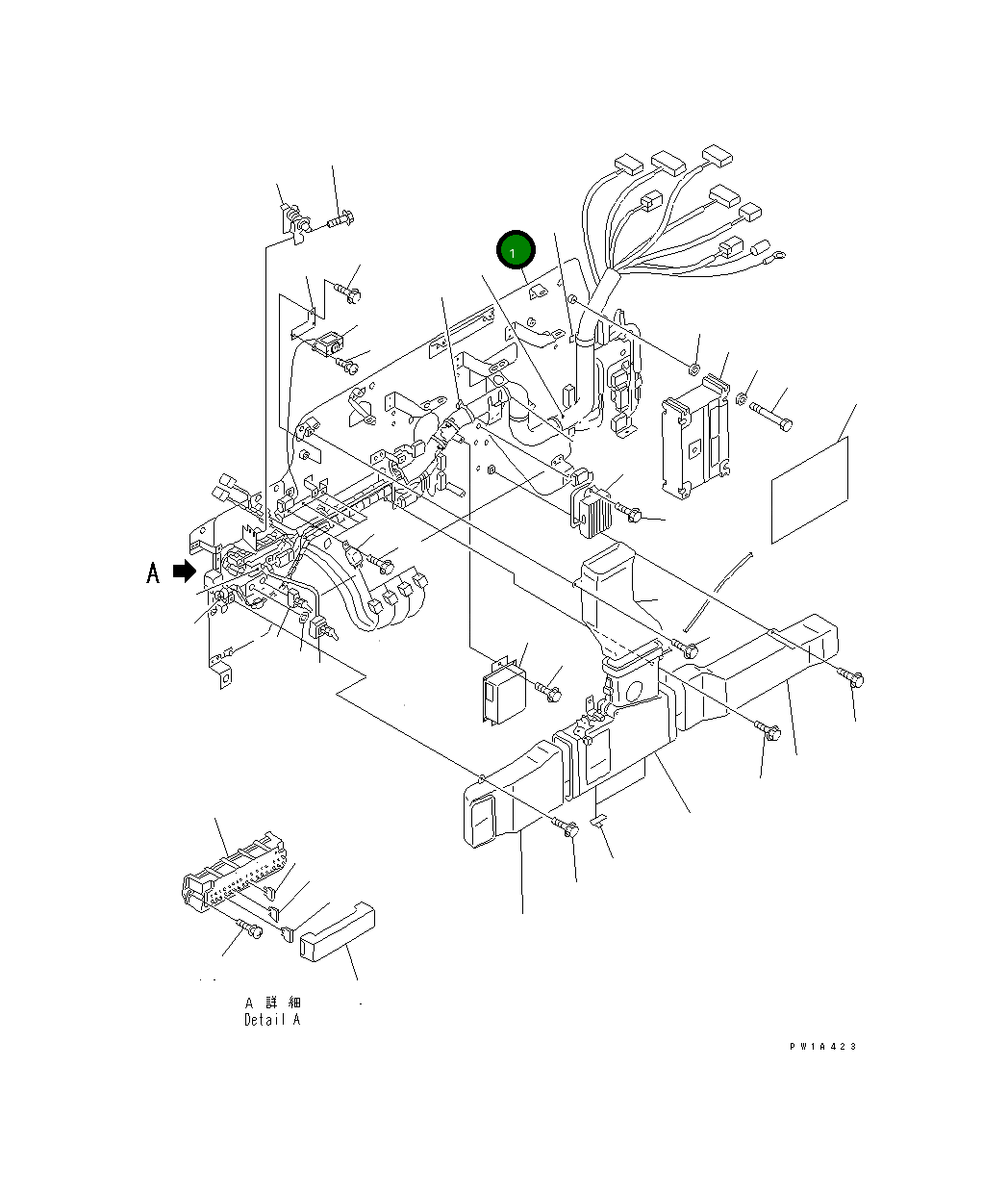 Основание 21M-06-15780 Komatsu