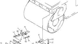 Кронштейн 258-10-28602 Komatsu