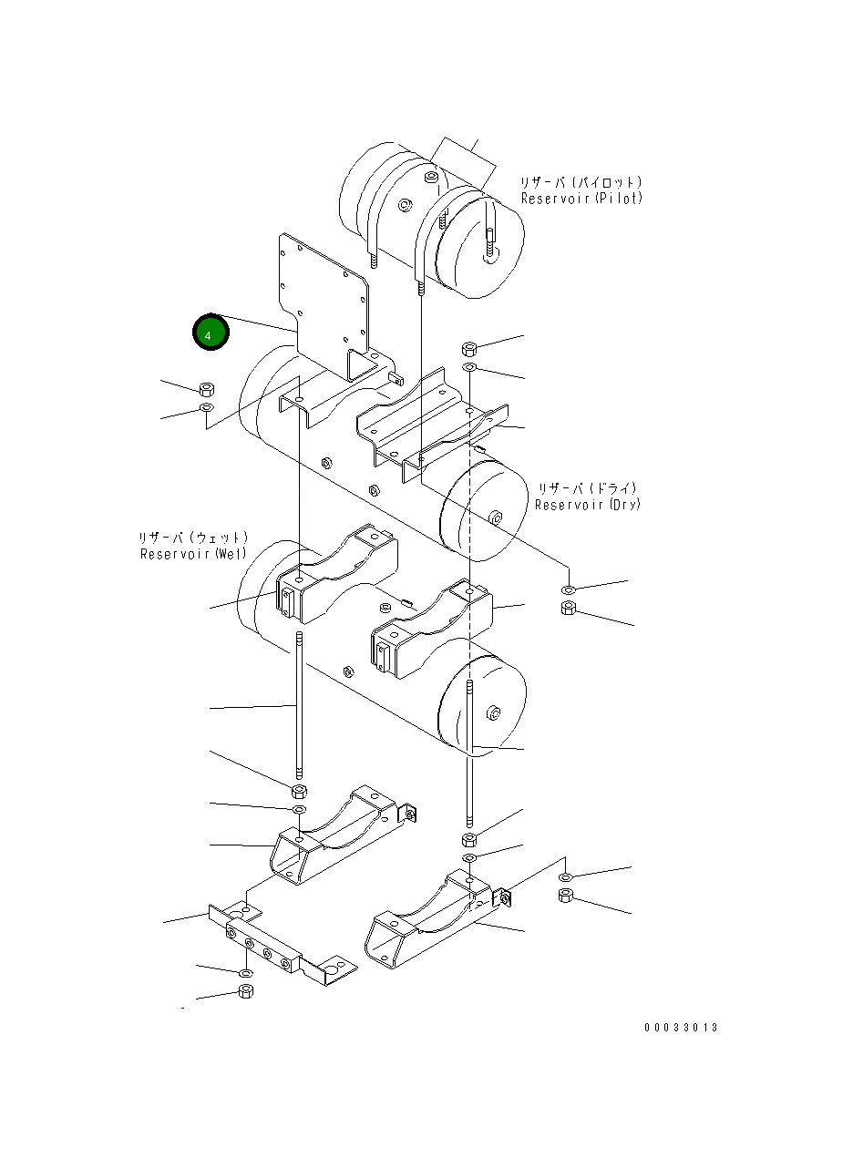 Кронштейн 567-35-72141 Komatsu