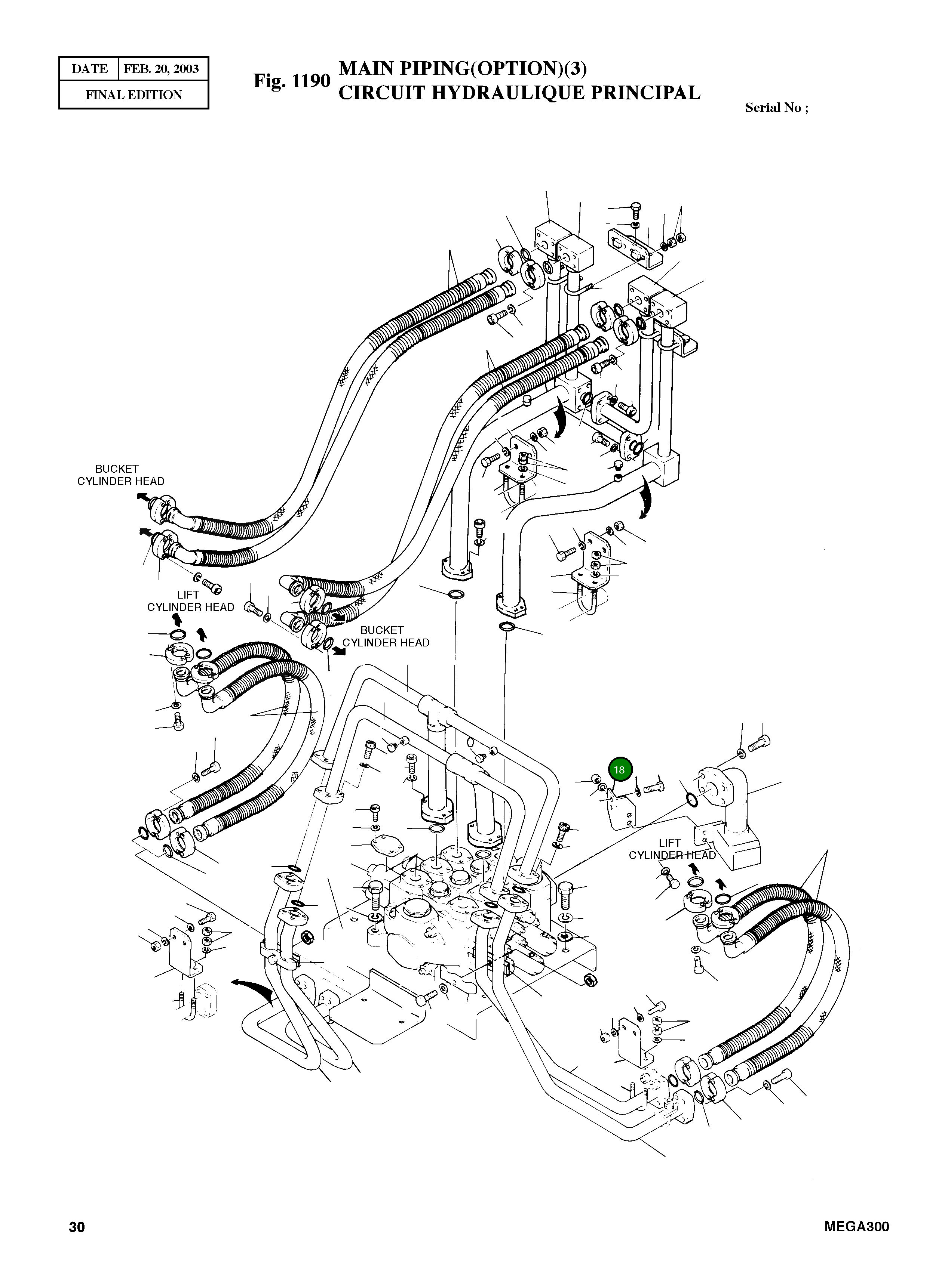 Кронштейн 4195-4519A Komatsu