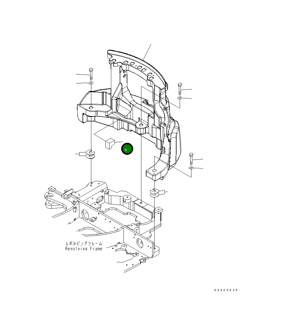 Лист 22L-46-21271 Komatsu