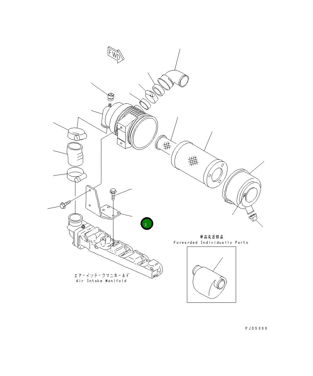 Кронштейн YM119910-12560 Komatsu