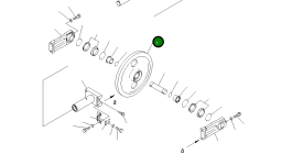 Направляющее колесо 10S-30-21210 Komatsu