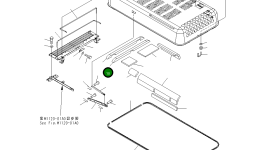 Лист 207-54-K3290 Komatsu